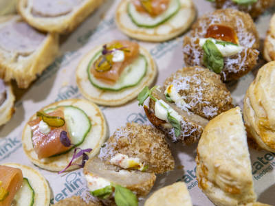 Culinary treats laid on by catering students at the 2026 Creative Festival
