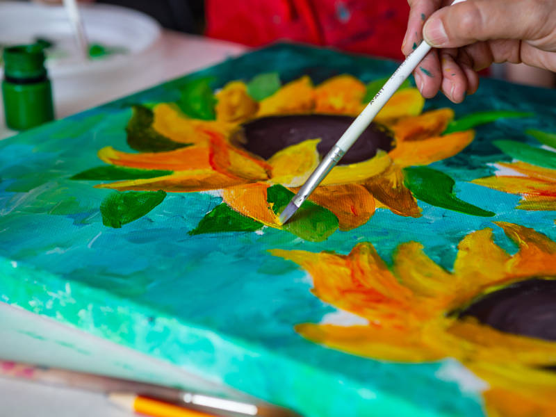 Painting with Acrylic