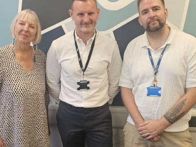 From left, Cheryl Buggy, Simon Ingram and David Lycett
