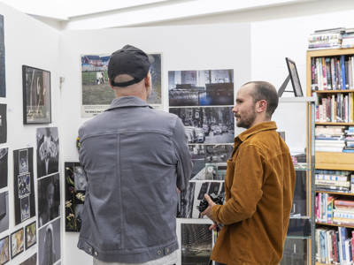 Visitors check out the art at the 2026 Creative Festival