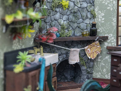 A miniature piece of art at the 2026 Creative Festival