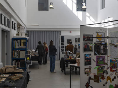 Visitors check out the art at the 2026 Creative Festival